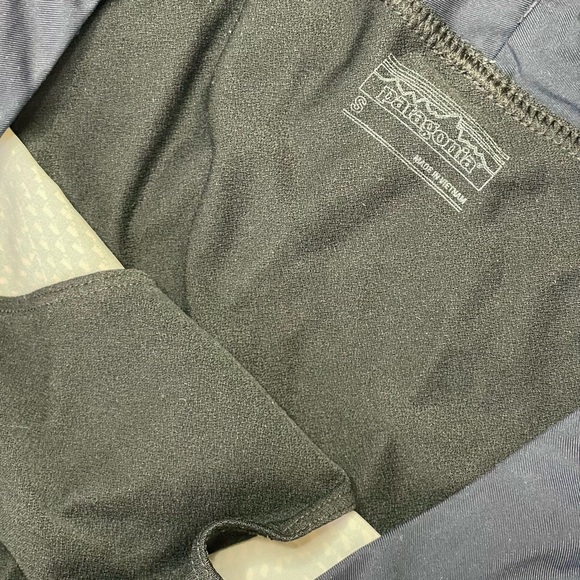 Patagonia Active Shorts Women's S Navy Blue Geometric Drawstring Swim - Picture 5 of 8
